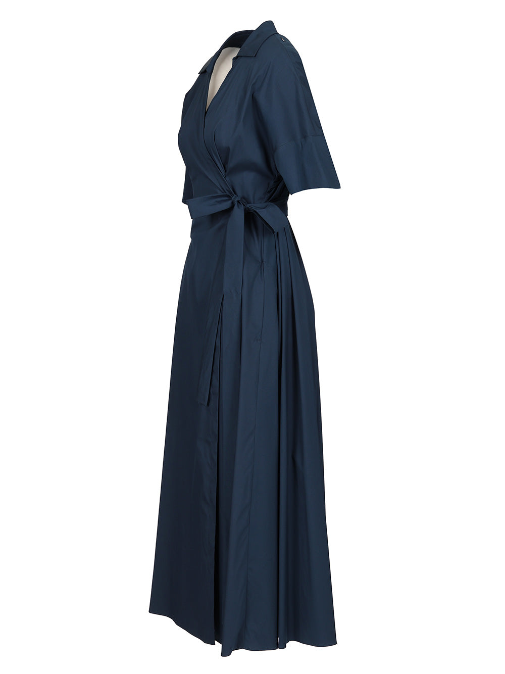 'S Max Mara Long Wrap Shirt Dress Dresses - Blue | 5870c05383e0dc080cdd31e47ddf9f64fd3a8b1e