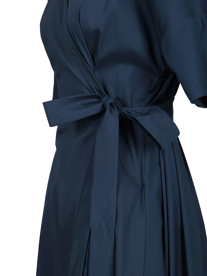 'S Max Mara Long Wrap Shirt Dress Dresses - Blue | 1087f9e1fdee50ae5cd9ca62d8a4730ade650545
