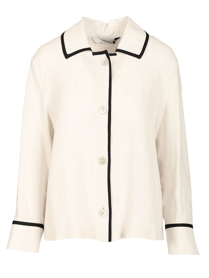 'S Max Mara Linen Shirt Shirts - White | af2fb67eaeaed46362b3d8618c80c74a9d5ec15a