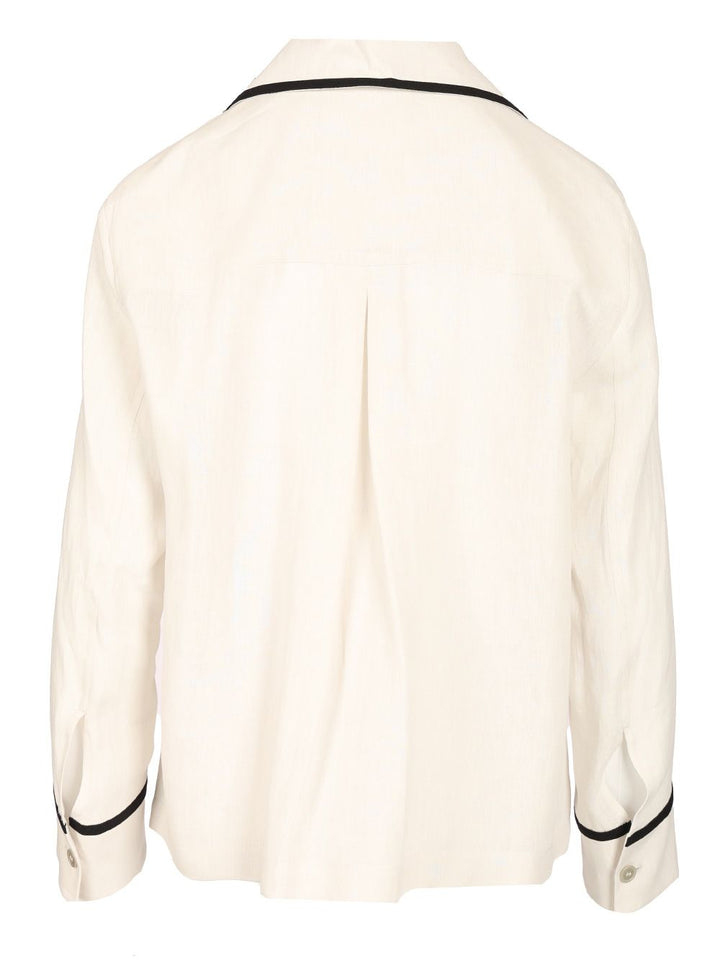 'S Max Mara Linen Shirt Shirts - White | de755ee3061bec1f7e5eb5d5dc9e4066e37b46f6