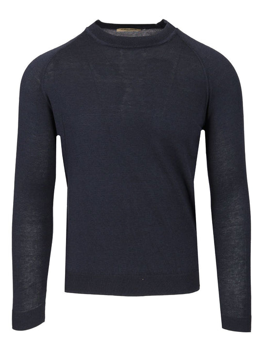 Cotton Sweater Knitwear Blue