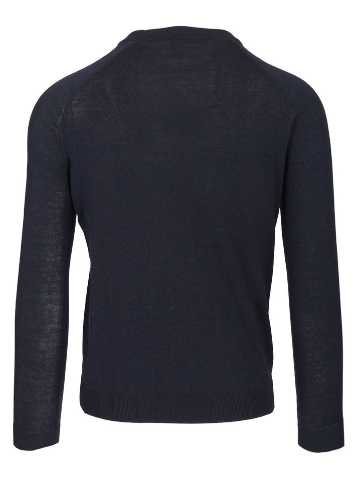 Al Duca D'Aosta 1902 Cotton Sweater Knitwear - Blue | 70cdde0b3ee64d8e4dd01cca0fdb613ce16364ca