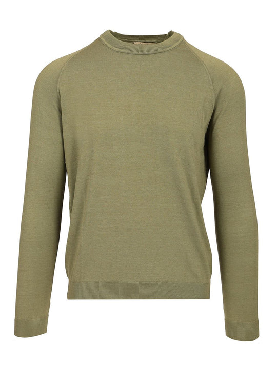 Cotton Sweater Knitwear Green