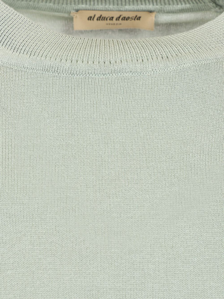 Al Duca D'Aosta 1902 Cotton Sweater Knitwear - Light blue | b2f1e0bdd36e78f65fa95782b89b06eea745d27f