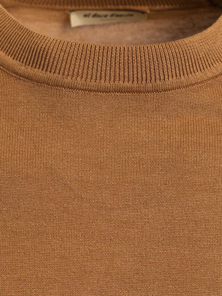 Al Duca D'Aosta 1902 Cotton Sweater Knitwear - Brown | c7efb537f15f9e17a705f537314fb471c0222c3c