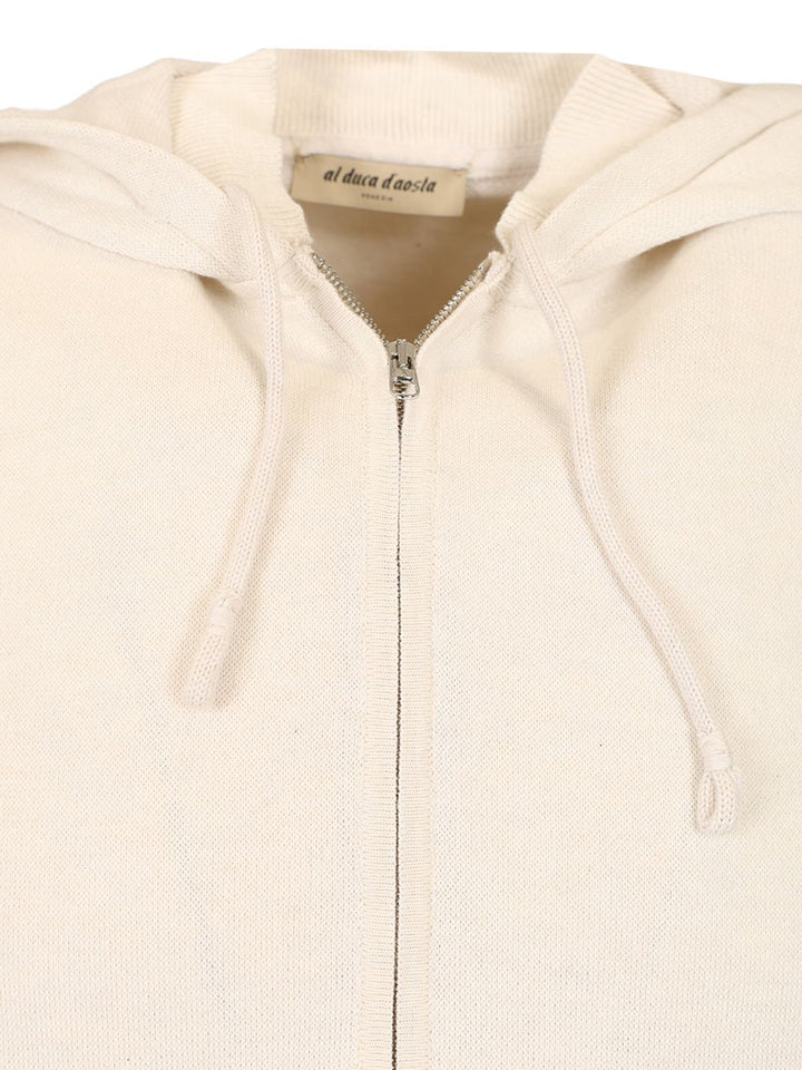 Al Duca D'Aosta 1902 Sleeveless Sweatshirt Knitwear - White | 9ed6eff89473b0d468e7d5a896afa111e1403b4a