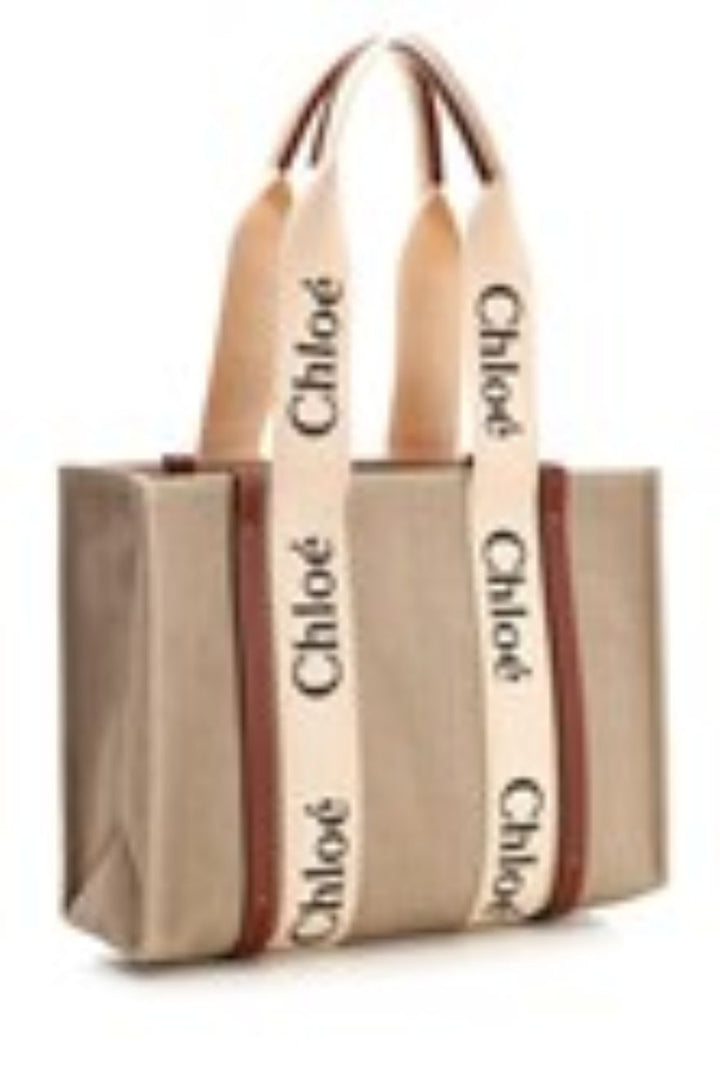 Chloe' Woody Handbags - Beige | 099df91a511752e9ac33e32e94139d579f5d0215