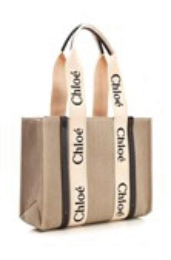 Chloe' Woody Handbags - Beige | c0300118e76e7f364f66c82e320ff3e9891bdaa0