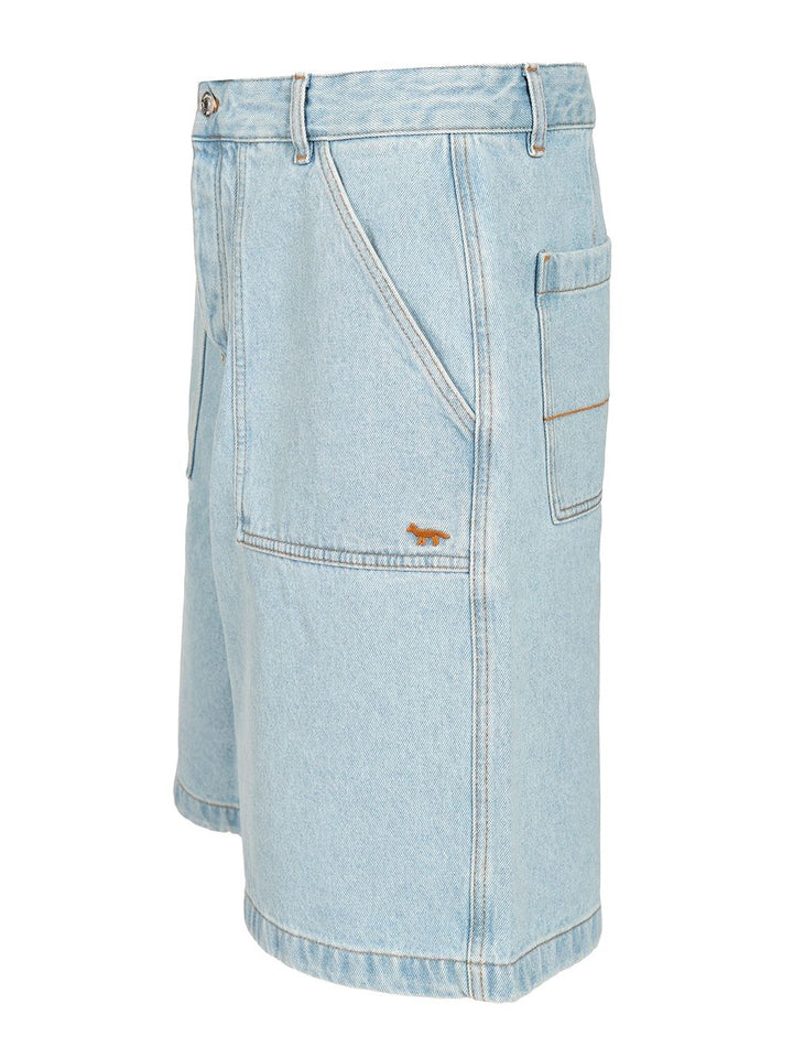 Maison KitsunÉ Workwear Trousers - Light blue | d0db3d46c64b36a388395f99bd6cbeaa095ad1b0