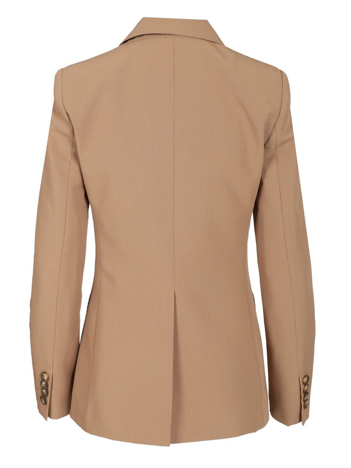 Al Duca D'Aosta Double-Breasted Blazer Jackets - Beige | da373be5b3859952777d30724acb29f7a0160c47