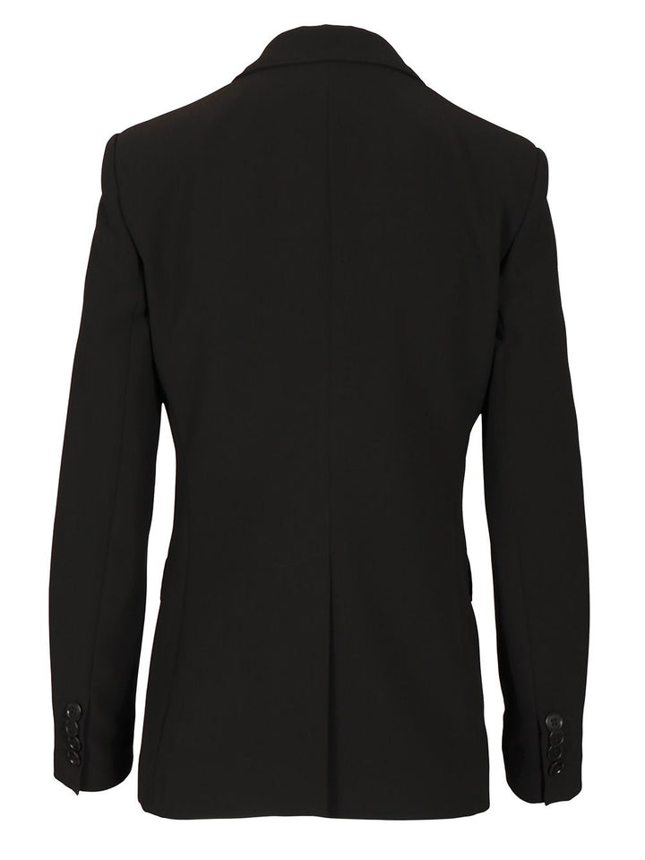 Al Duca D'Aosta Single-Breasted Blazer Jackets - Black | 7d4ab40f4a264db5f8001ecc6b0e7b239d6fac29