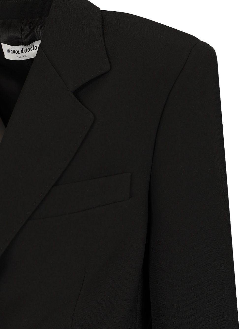 Al Duca D'Aosta Single-Breasted Blazer Jackets - Black | 51630fb94c11f0a062b061425ded8eff445c3dd5