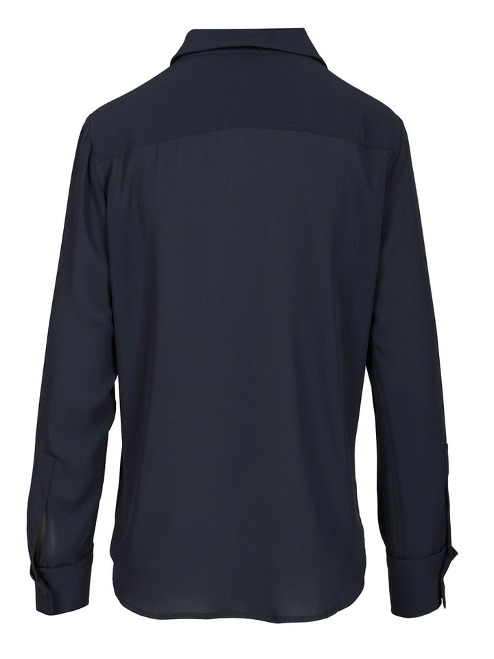 Al Duca D'Aosta Crepe Shirt Shirts - Blue | 7f4c7c4948c618517be47ba9328dd01be5cf4d39