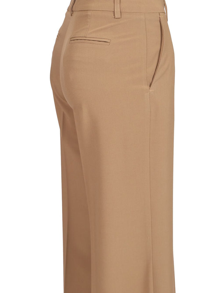Al Duca D'Aosta Straight Trousers - Beige | 4e9869c6e6195395035e1e83fd723b0948a6ad89