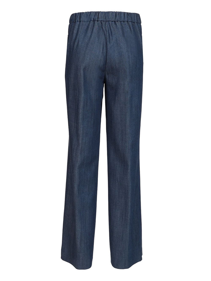 Al Duca D'Aosta Wide Leg Trousers - Blue | 3a2943e1e7c31014767205151afda02c07f4bacb