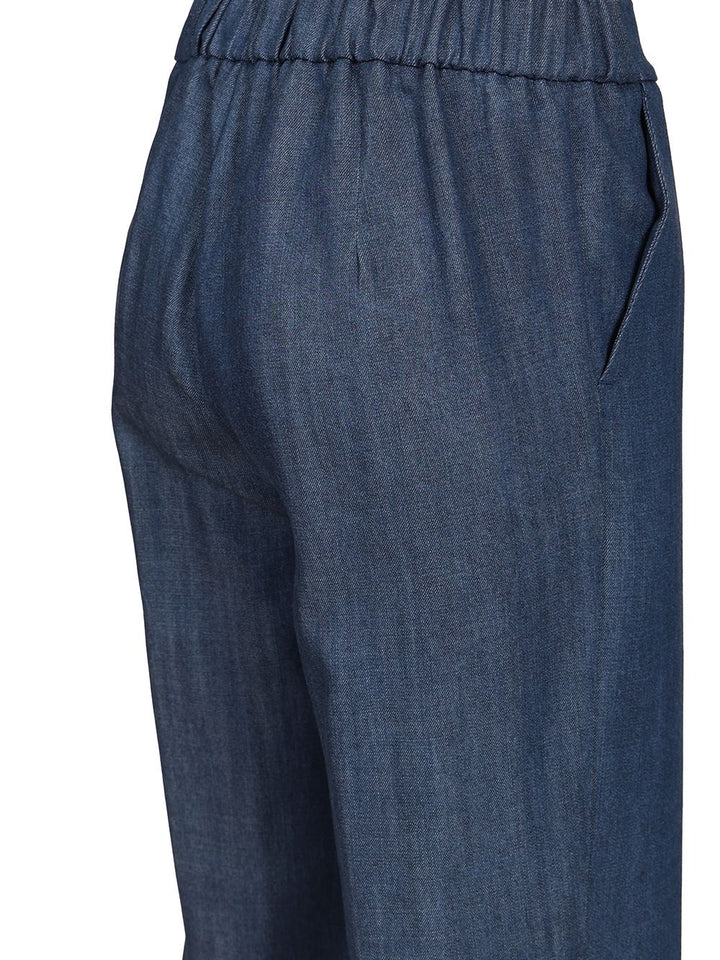 Al Duca D'Aosta Wide Leg Trousers - Blue | 3fd05b3d91432de56d895f4e7ee4b8f0e19b0b7e