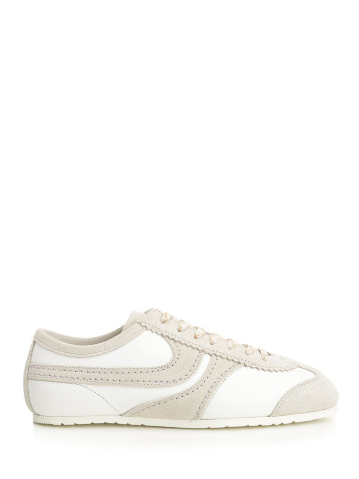 Dries Van Noten Suede Sneaker Sneakers - White | 4d560d4fc1741c79e91d52e36f3999231a317db6