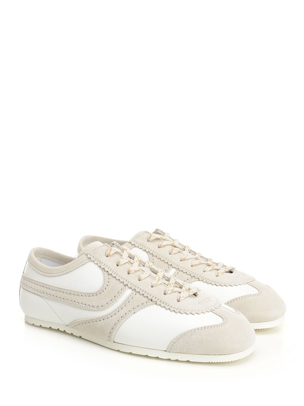 Dries Van Noten Suede Sneaker Sneakers - White | 71d4fedde489a6342e316919c38914df779c5d17