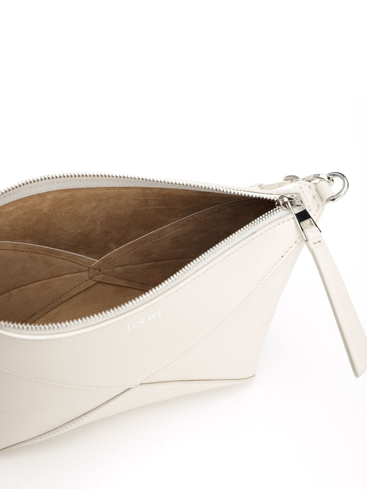 Loewe Puzzle Fold Clutch Small leather goods - White | 485e57986f2f96ed0689f90bf859a0091cc0f023