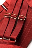 Panel Suspender Underwear Red