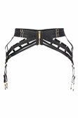 Panel Suspender Underwear Black