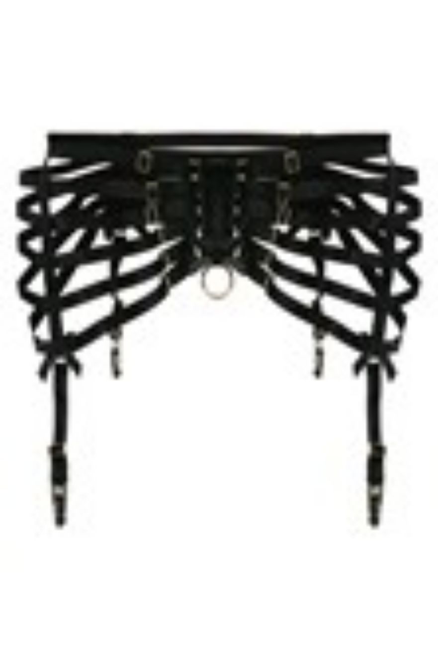 Atelier Bordelle Webbed Suspenders Underwear - Black | f4e7147f9d877ad85d56933f9b3d5b5f212f64d6