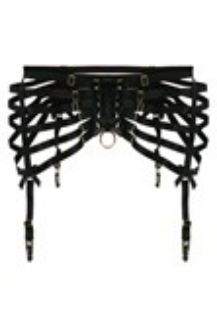 Atelier Bordelle Webbed Suspenders Underwear - Black | f4e7147f9d877ad85d56933f9b3d5b5f212f64d6
