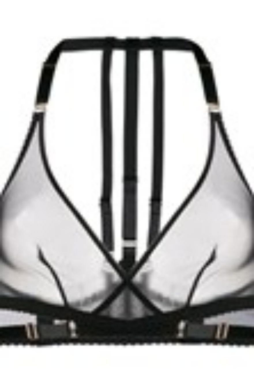 Atelier Bordelle Multi-Strap Bra Underwear - Black | 8fff403550873faced687def49ea720ed2388e18