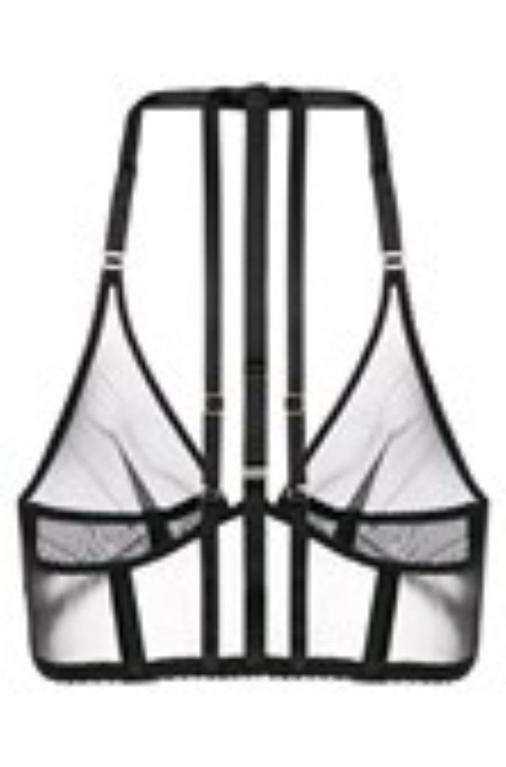 Atelier Bordelle Multi-Strap Bra Underwear - Black | f4615c0bb6f5f33af971987d6ac521800aab5a61