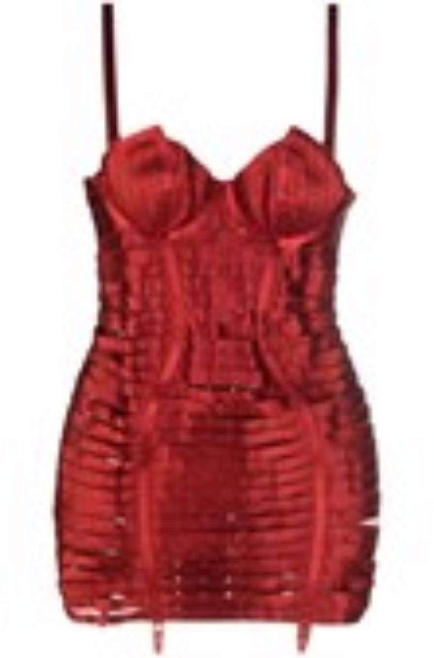 Atelier Bordelle Angela Underwear - Red | 5da1b4487f6e1b9b93fc03b8acc3888cc50e2b30