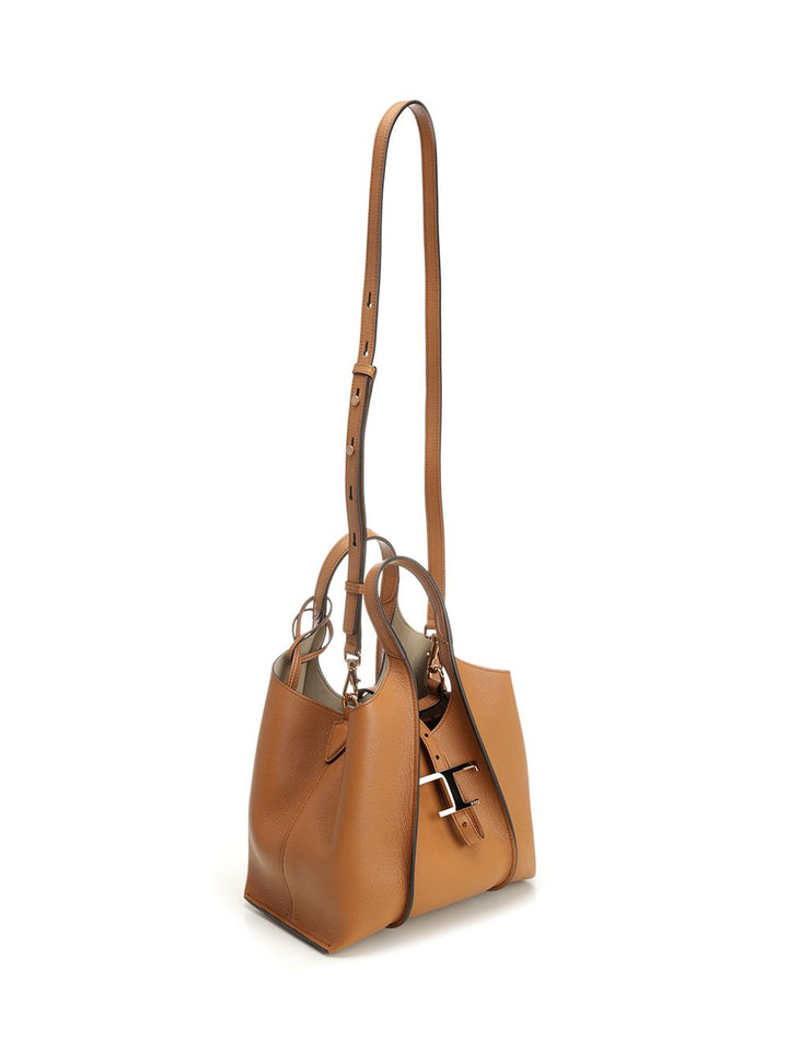 Tod'S T Timeless Shoulder Bags - Brown | f4a156dd3b9c13399e177be58c760d6feed92467