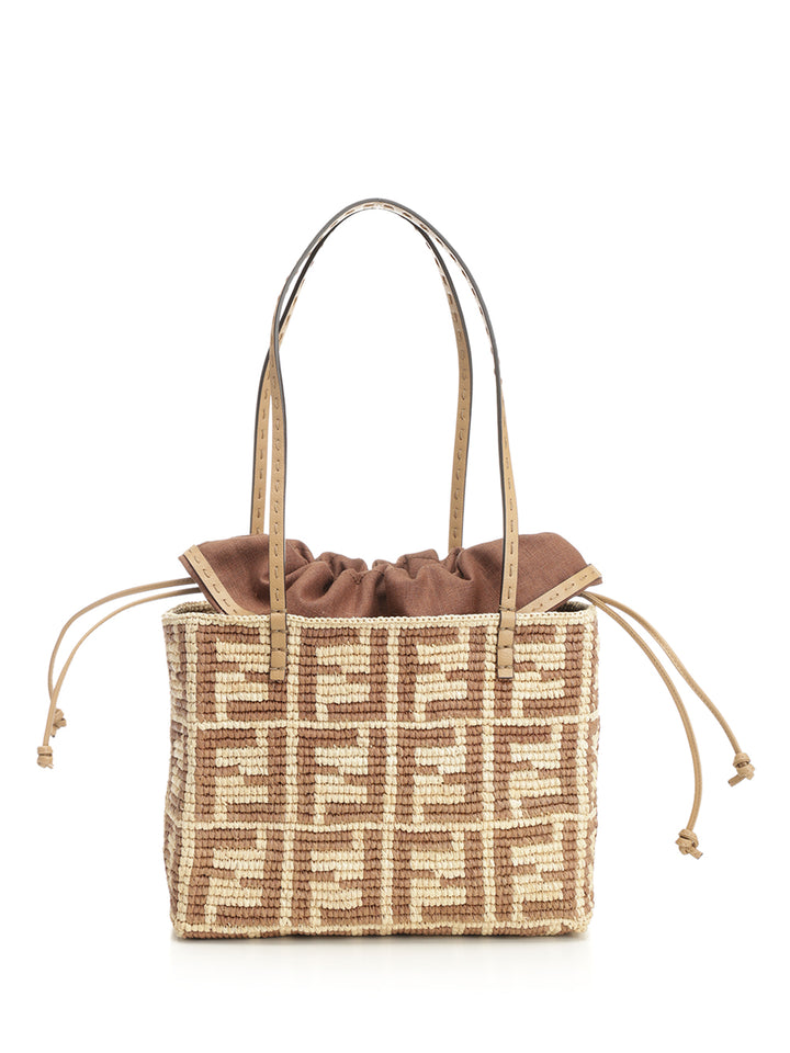 Fendi Roll Small Handbags - Beige | 28bc2e8a765041879fd36c45dbff6428088dca03