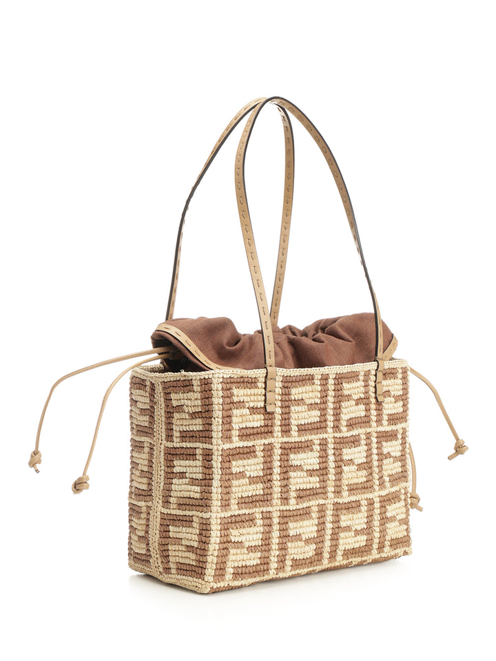 Fendi Roll Small Handbags - Beige | 427c0b5adf72d28175e809674d4ad7a8207cdf0c