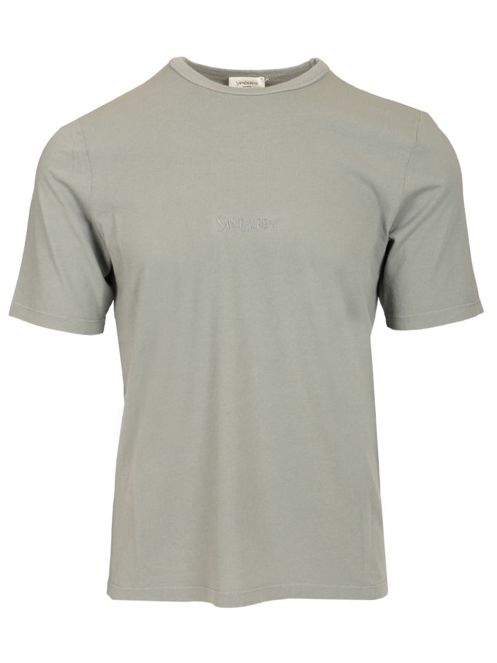 Saint Laurent Cotton T-Shirt - Grey | cd77fa9d171132edb4ab61fefcec87d0c6b4227c