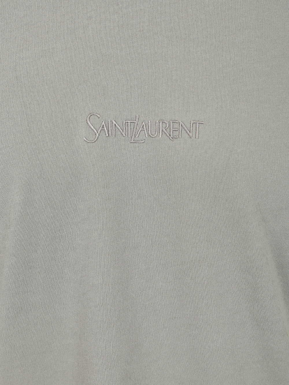 Saint Laurent Cotton T-Shirt - Grey | 657ab8f59fc67ede4fe973bb52b999e3069aeaff