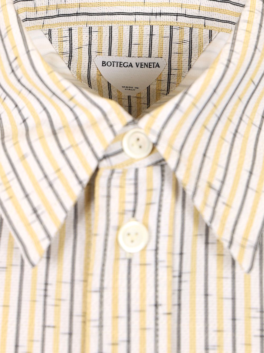 Bottega Veneta Striped Cotton And Linen Shirt Shirts - Multicolor | fdbc84dff8fed9d9bd84af3ddb5bd48f9c12fae4