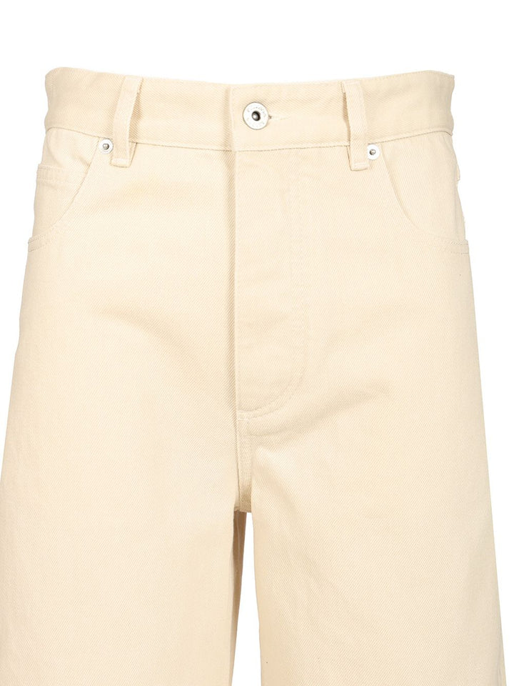 Bottega Veneta Contrast Cuff Jeans - White | 6e58791e5875f7acc0d04a216ec81954806d7d1c