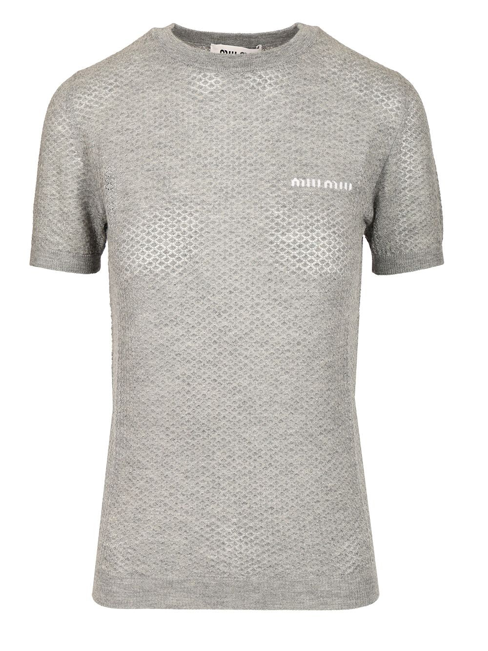 Miu Miu Cashmere Sweater Knitwear - Grey | de07a6a05d8081d8f984c8e185f9f6a8c97f326f