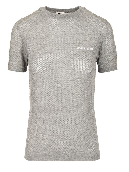 Cashmere Sweater Knitwear Grey