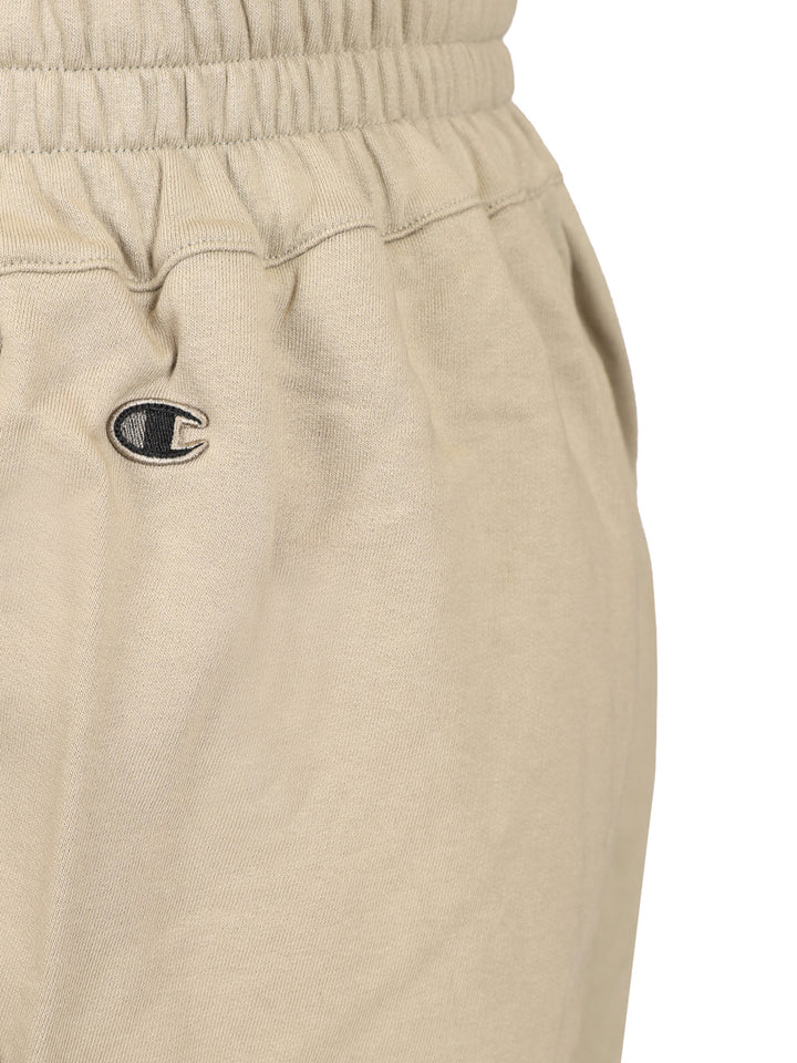 Rick Owens X Champion Cotton Shorts Trousers - White | 64378cacab5f4ca278d88cd22c107ca65713ec6e