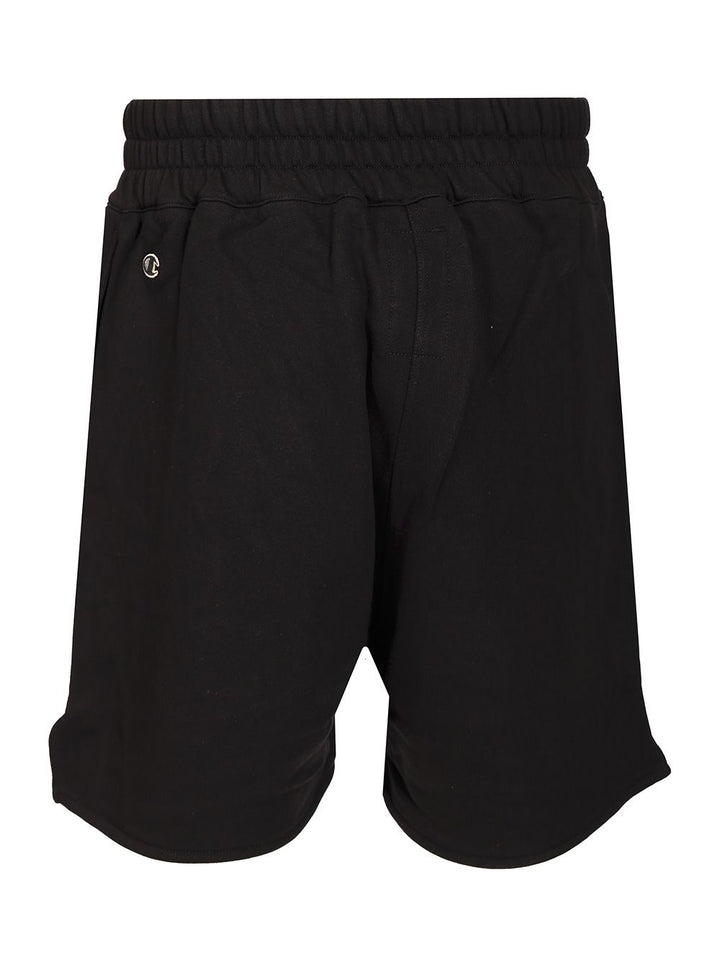 Rick Owens X Champion Cotton Shorts Trousers - Black | e877a3238cc151afb56629ef68e28dddfa803f23
