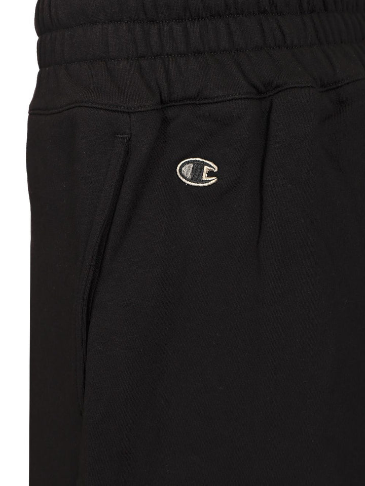 Rick Owens X Champion Cotton Shorts Trousers - Black | 74c28483e6ce8b2f15bcaf2401c3f61154413dcb