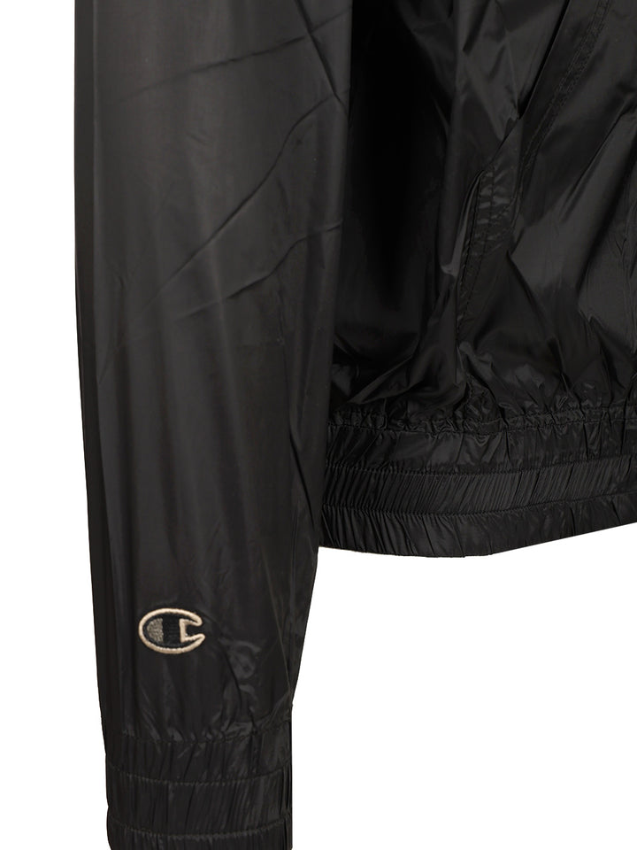 Rick Owens X Champion Hoodie T-Shirt - Black | 4ddb11942399e93648dcdc4510e1607687ad7975