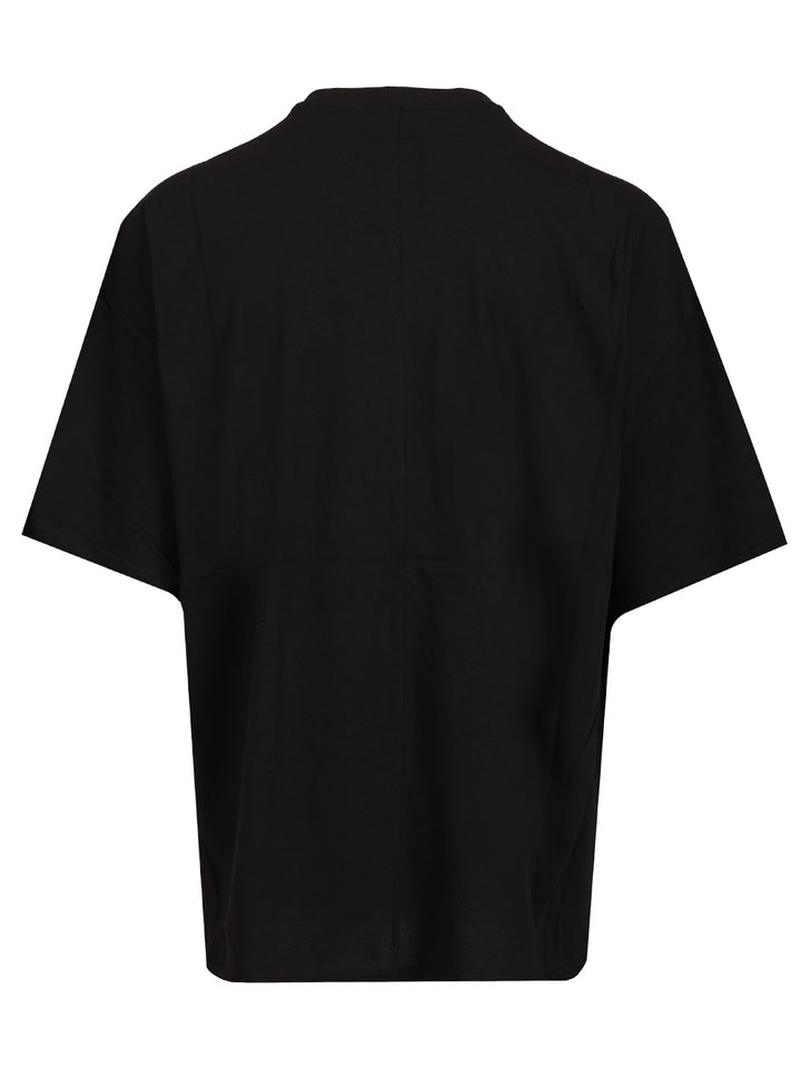 Rick Owens X Champion Cotton T-Shirt - Black | 3e4ff03747ec5f47354af83f1475ab52a0dc3d23