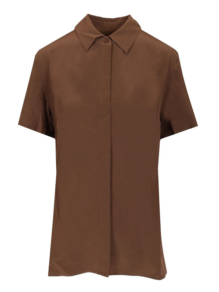 Matteau Short-Sleeved Shirt Shirts - Brown | 86ae71853a379a034fbdaf0b8126b684c6137237