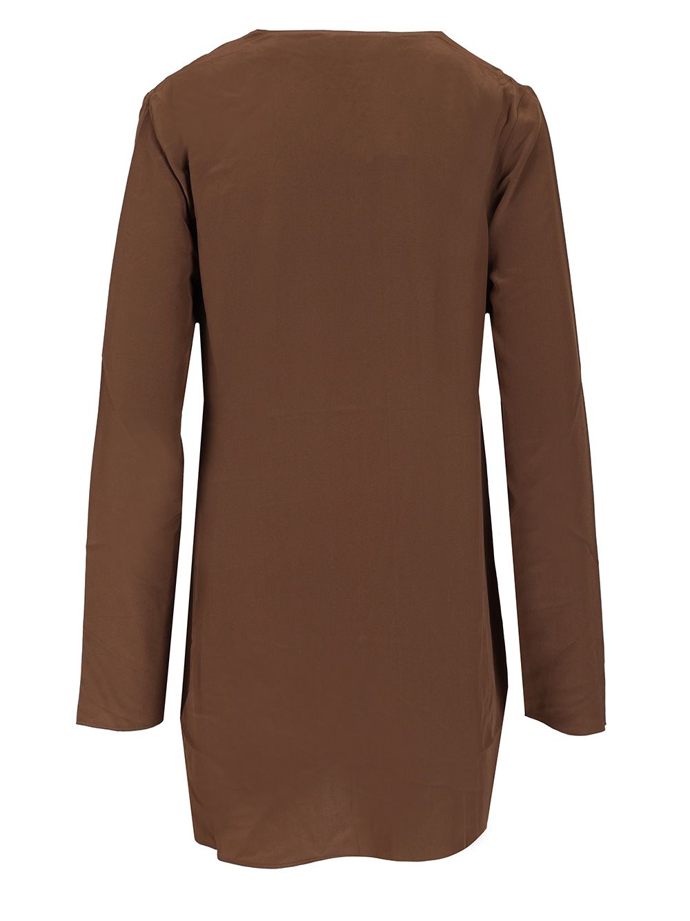 Matteau Deep V-Neck Mini Dress Dresses - Brown | c3e1f8a14764b0e47989b3b393974e4358185e4d