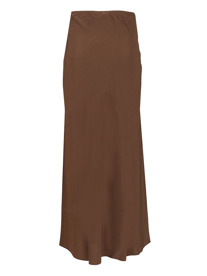 Matteau Bias Cut Skirt Skirts - Brown | b49a86682526f7d27129c2884ae30cffa643d285
