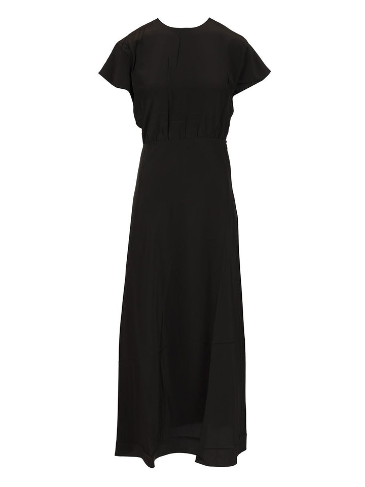 Matteau V-Neck Midi Dress Dresses - Black | 6b781b952d97230dd1df4872894180fbf7926c73