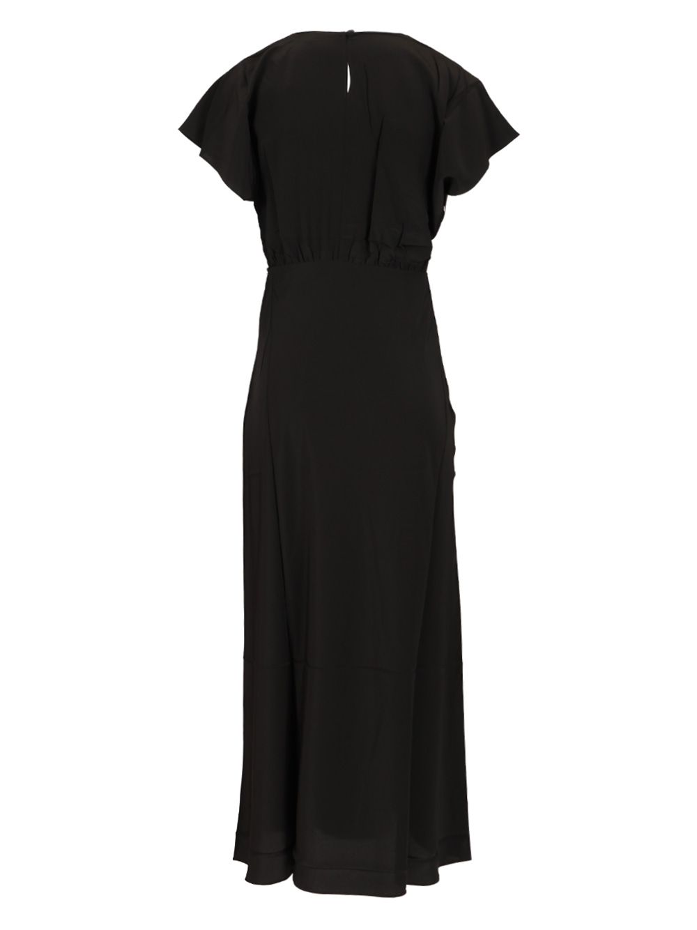 Matteau V-Neck Midi Dress Dresses - Black | 767dd6cb8fd8d88b12f3eab86892afa30461d371
