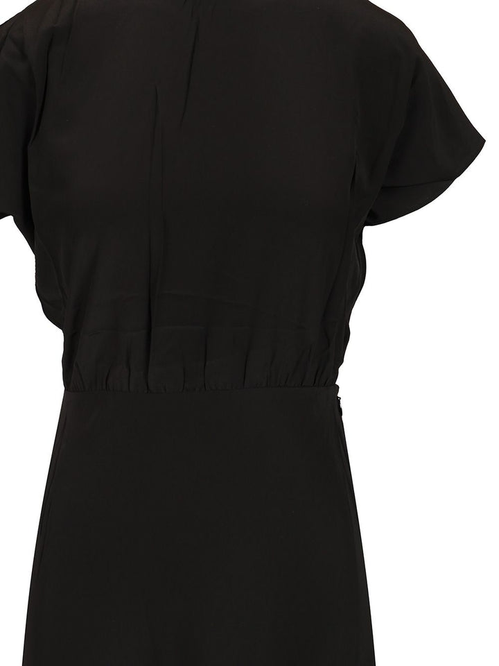 Matteau V-Neck Midi Dress Dresses - Black | 7158647946eef16ab71c75a651a7e39b0e66134a
